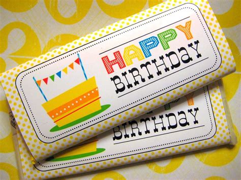 Enjoy this free printable candy bar wrapper for thanksgiving! Happy Birthday Candy Bar Wrapper | Birthday candy bar wrappers, Candy bar birthday, Happy ...