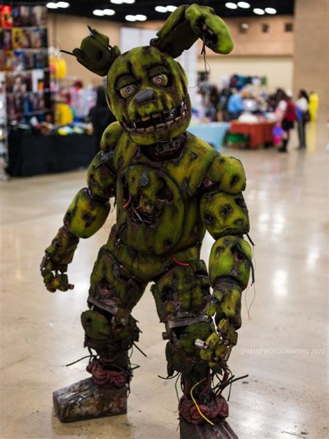 Cospley Springtrap Fnaf Cosplay Fnaf Costume Cosplay Props