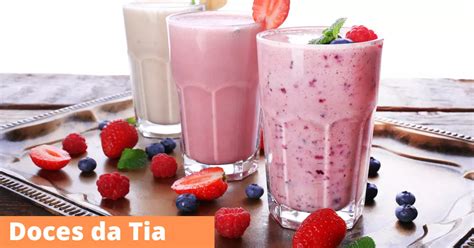 Receita De Milk Shake Morango Um Delicioso E Refrescante Prazer