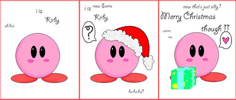 Kirby At Christmas By Kerrieangela On Deviantart