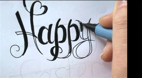 Write Fancy Calligraphy Letters For Cards Youtube