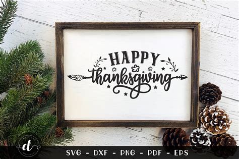 Thanksgiving Card Svg