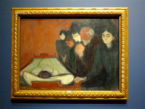 Ved Dødssengen The Death Bed 1895 Edvard Munch Oil On C Flickr