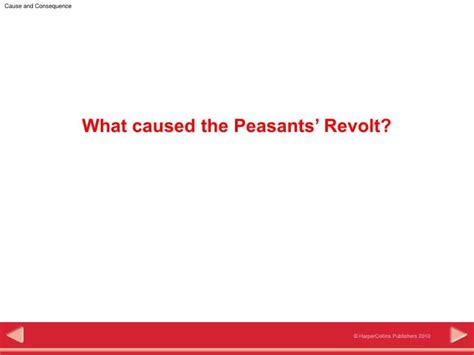 PPT What Caused The Peasants Revolt PowerPoint Presentation Free