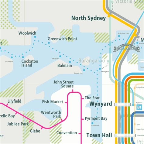 Public Transportation Sydney Map Transport Informations Lane