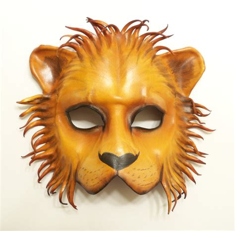 Lion Leather Mask Costume Prop Decor Teonova By Teonova On Deviantart