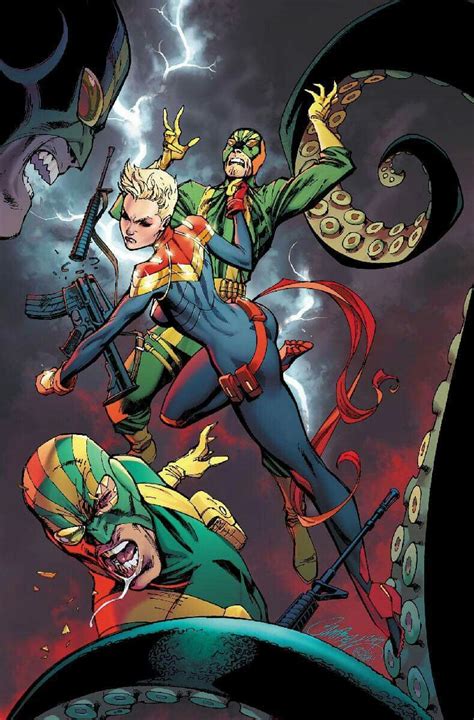 Pin By Tim Convery On Super Heroes Scott Campbell Captain Marvel