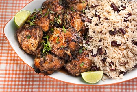 Dad S Jerk Chicken Marinade With Rice And Peas What Dad Cooked