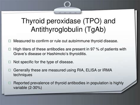 Ppt Thyroid Function Tests Powerpoint Presentation Free Download