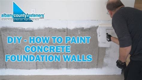 Want To Learn How To Paint Over A Concrete Foundation Grab Some Paint