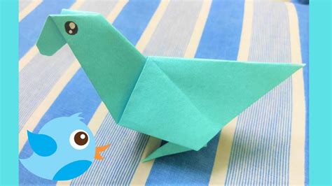 How To Make Easy Origami Pigeon Kiddiverse Youtube