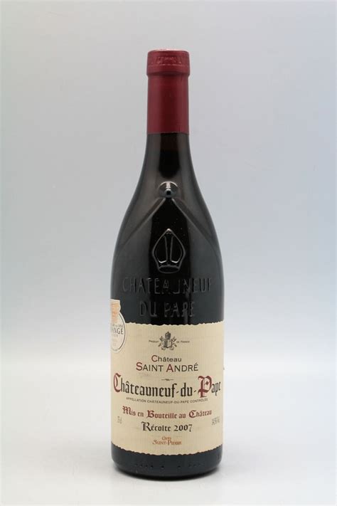 Saint André Châteauneuf du Pape 2007 - VINS & MILLESIMES