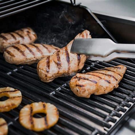 A fully cooked chicken breast will reach a temperature of 165°. Grilling Wings on a Gas Grill | Char-Broil®