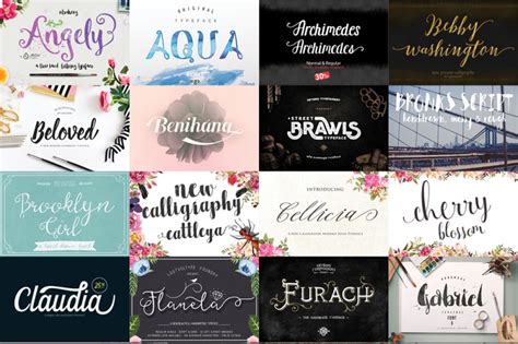 The August Font Bundle By Thehungryjpeg Thehungryjpeg