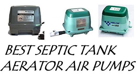 Best Septic Tank Aerator Air Pumps ⋆