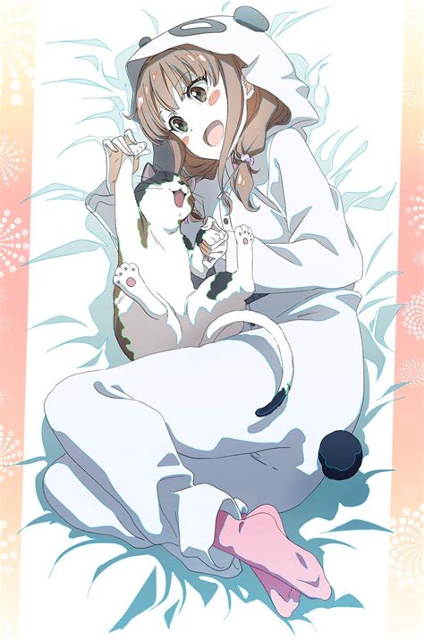 Kaede Playing With Cat Bunny Girl Senpai Anime Kawaii