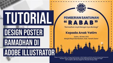 Cara Design Poster Donasi Ramadhan Poster Design Poster Design