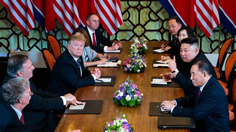 Trumps Talks With Kim Jong Un Collapse And Both Sides Point Fingers The New York Times