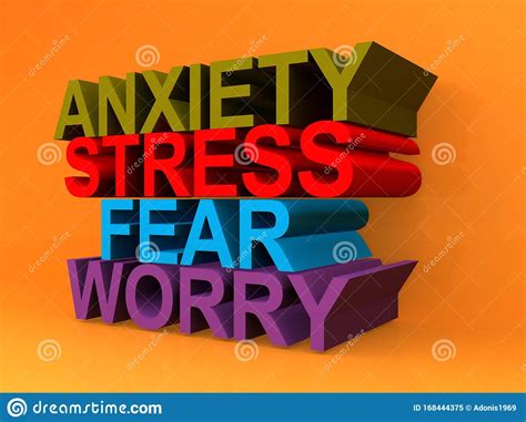 Anxiety Stress Fear Worry Stock Illustration Illustration Of Symptom