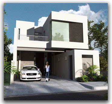 Descarga este vector premium de fachada de una casa moderna con terraza. Fachadas Contemporáneas: Egenate fachada contemporánea con terraza