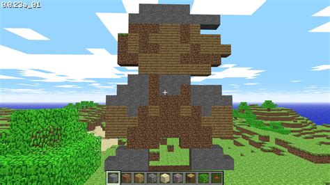 I Recreated Minecrafts First Pixel Art In Minecraft Classic Rminecraft