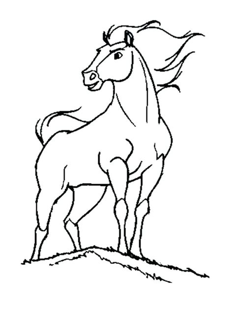 Spirit is a wild buckskin mustang stallion who has shared a close bond with lucky since lucky's return to miradero at the age of twelve. Spirit The Movie Coloring Pages at GetDrawings | Free download