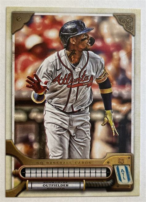 RONALD ACUNA JR 2022 TOPPS GYPSY QUEEN MISSING NAMEPLATE VARIATION