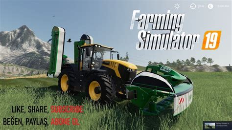 Farming Simulator 2019 Mchale Mower Çim Biçme Mod Pack Fs19 Youtube