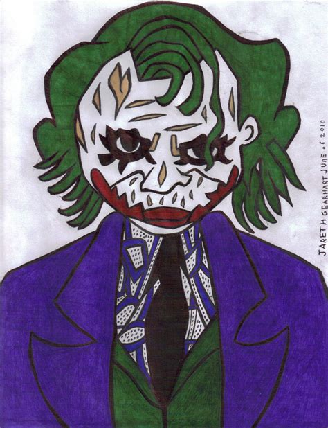Heath Ledgers Joker By Jareththegamer On Deviantart
