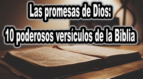 Pregunten por los senderos antiguos. 10 poderosos versículos de la Biblia sobre Las promesas de ...