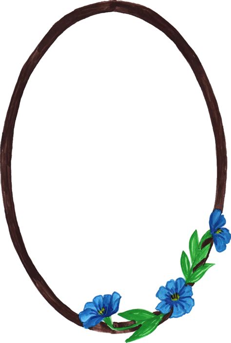 Transparent Oval Frame Png Oval Flower Frame Png Png Vrogue Co