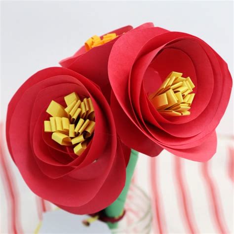 How To Make Construction Paper Flowers Creative Ramblings