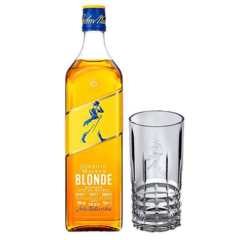 PACK JOHNNIE WALKER BLONDE VASO X Whisky Johnnie Walker Blonde Cc