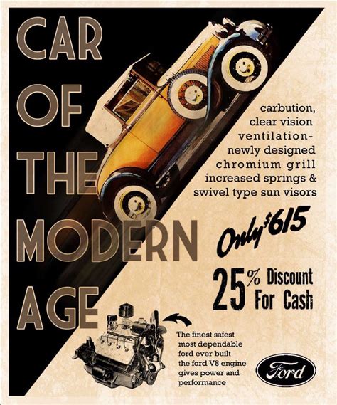 Antique Ford poster design - Joe Latimer | A Creative Digital Media Artist | Winter Park, FL