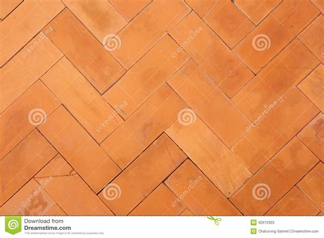 Brick Tiles Floor Pattern Stock Image Image Of Detail 42610303