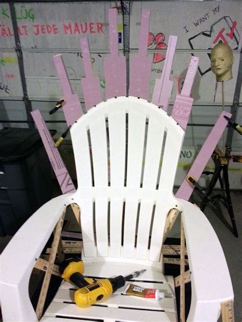 You get up in the morning go to the shop flip on the lights and i am an interior designer for a local company that sells high end furniture. How to Make Your Own Iron Throne From a Lawn Chair | Lawn ...