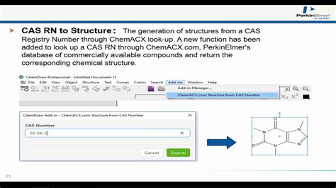 Chemdraw Introduction07 Cas Number Youtube
