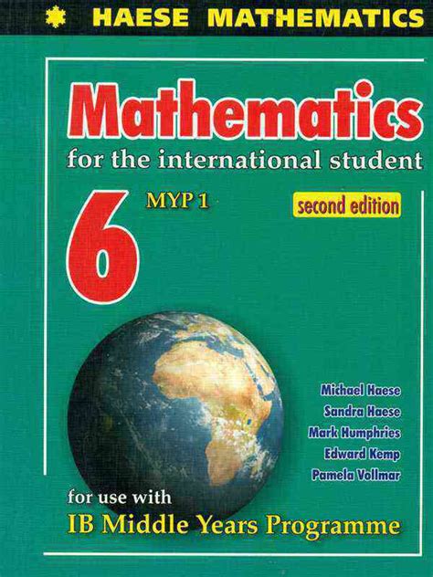 Haese Mathematics Mathematics For International Student 6 Myp 1