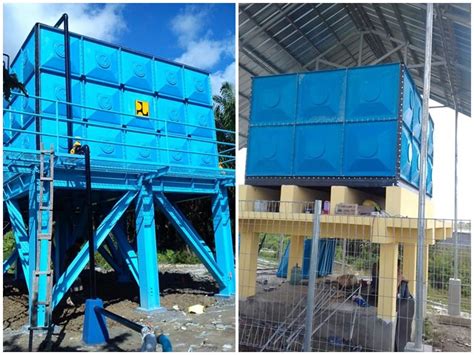 Pertama, anda dapat memilih tiang besi siku dengan ukuran lebar dan tinggi, seperti menara tangki air dengan ketinggian sekitar 2,5 meter sampai 6 meter. Harga Tangki Air Terbaru 2017 Terlengkap - Energi Putra Bangsa