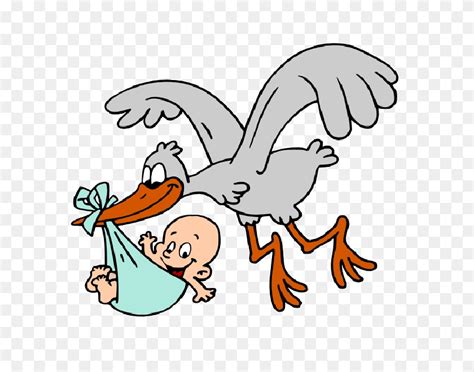 Stork With Baby Clipart Stork Carrying Ba Boy Cartoon Clip Art Baby
