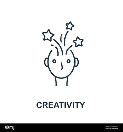 Creativity Icon Line Style Symbol From Productivity Icon Collection