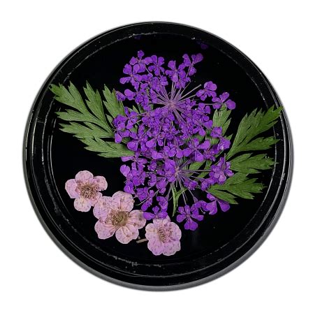 A natural violet colour bloom. Magpie Dried Flowers Purple Nail Art Decoration