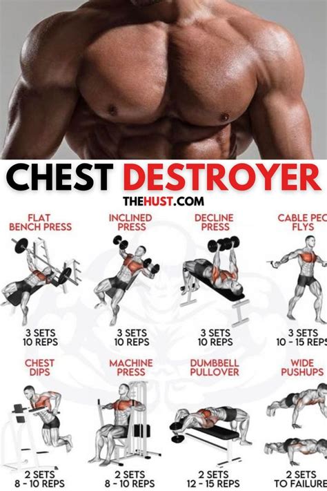 Super Chest Destroyer Workout Plan In Full Body Gym Workout Gym Workouts For Men Abs