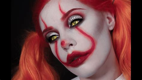 Pennywise It Inspired Halloween Glam Makeup Tutorial Glossgods