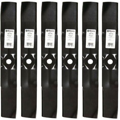 6 Blades For John Deere Ztrak Z445 Z425 Z435 Replace M143520 54 C Deck