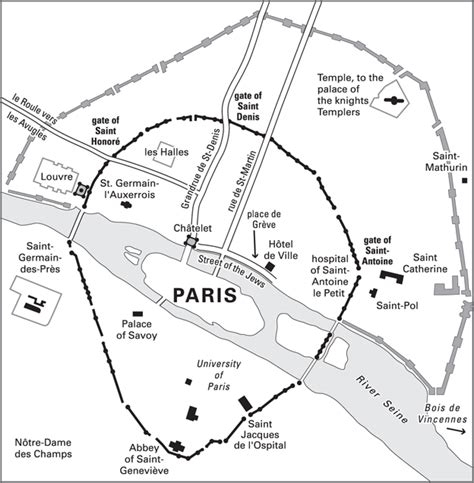 Velmi Roh Aukce Medieval Paris Map Udělat Rovnice Sněhurka