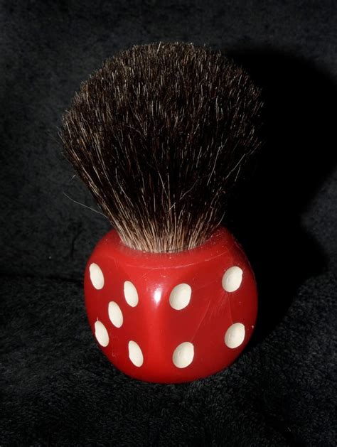 Big Red Shaving Brush 24mm Black Badger A Etsy
