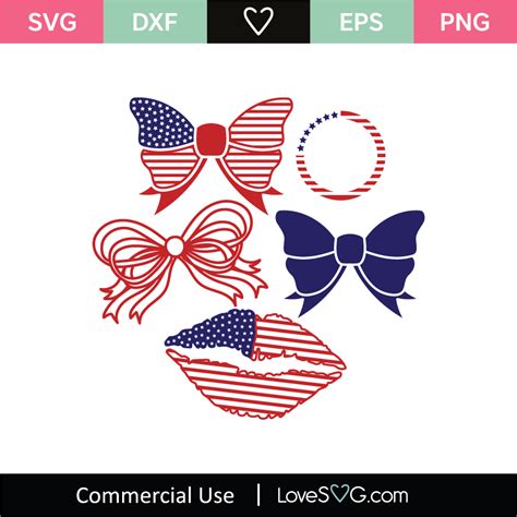 4th Of July Monogram Frames SVG Cut File - Lovesvg.com