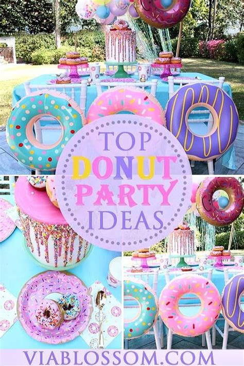 Donut Party Ideas Take A Look At This Delicious Donut Birthday Party