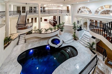 Inside The 29m Atlanta Party Mansion Complete With An Indoor Pool